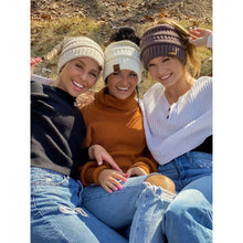 Load image into Gallery viewer, Fuzzy Lined Solid Classic CC Beanie Tail