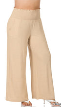 Load image into Gallery viewer, Comfortable Everyday Smocked Waist Pants