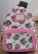 Load image into Gallery viewer, Disney Princess Floral Tattoo Mini Backpack