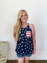 Load image into Gallery viewer, 4th of July Bow Tank Top
