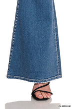 Load image into Gallery viewer, Distressed Flare Dark Wash Jeans
