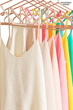 Load image into Gallery viewer, ADJUSTABLE STRAP V-NECK CAMI TOP (K GREEN)
