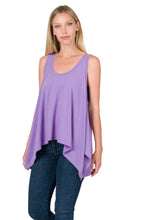 Load image into Gallery viewer, OVERSIZED SHARK BITE TANK TOP (LAVENDER)
