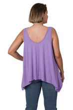 Load image into Gallery viewer, OVERSIZED SHARK BITE TANK TOP (LAVENDER)
