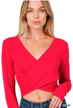 Load image into Gallery viewer, The Confident V Crop Top
