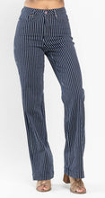 Load image into Gallery viewer, High Waist Tummy Control Striped Straight
