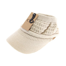 Load image into Gallery viewer, Knit Visor C.C Cap
