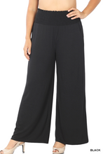 Load image into Gallery viewer, Comfortable Everyday Smocked Waist Pants
