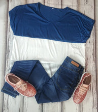 Load image into Gallery viewer, Block Hi/Lo Top (Blue)
