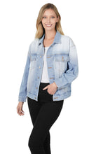 Load image into Gallery viewer, Oversized Denim Jacket (Light Wash)
