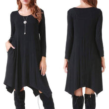 Load image into Gallery viewer, Shark Bite Pocket Dress
