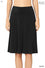 Load image into Gallery viewer, Fold Over A-Line Flared Skirt (Black)
