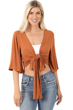 Load image into Gallery viewer, Tie Cover Up Cardigan (Lt Olive)
