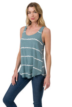 Load image into Gallery viewer, Flowy Tank - Striped (Blue Grey/Ivory)
