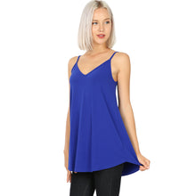 Load image into Gallery viewer, Reversible Spaghetti Strap Tank - Sapphire
