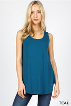 Load image into Gallery viewer, Flowy Tank - Dark Teal
