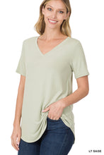 Load image into Gallery viewer, V-Neck Top (Light Sage)
