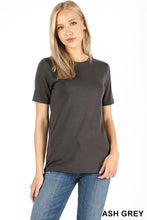 Load image into Gallery viewer, Swoop Neck with Straight Hem (Ash Grey)
