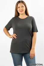 Load image into Gallery viewer, Swoop Neck with Straight Hem (Ash Grey)
