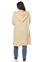 Load image into Gallery viewer, Hooded Sweater Cardigan (H. Beige)
