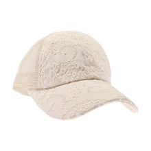 Load image into Gallery viewer, Embroidery Stitch Criss Cross High Pony C.C Ball Cap
