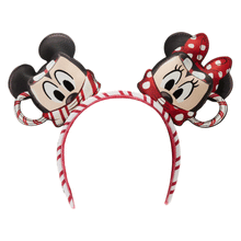 Load image into Gallery viewer, LoungeFly Disney Hot Cocoa Mini Backpack &amp; Mouse Ears Headband
