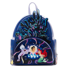 Load image into Gallery viewer, LoungeFly The Little Mermaid Ursula Lair Glow Mini Backpack

