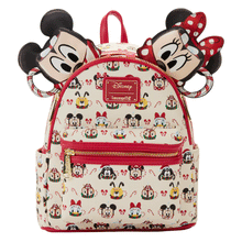 Load image into Gallery viewer, LoungeFly Disney Hot Cocoa Mini Backpack &amp; Mouse Ears Headband
